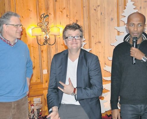 Thorsten Bär, Berhane Berhane und Oliver Röhrl