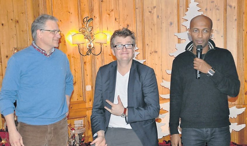 Thorsten Bär, Berhane Berhane und Oliver Röhrl