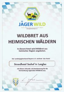 Wildbret aus heimischen Wäldern