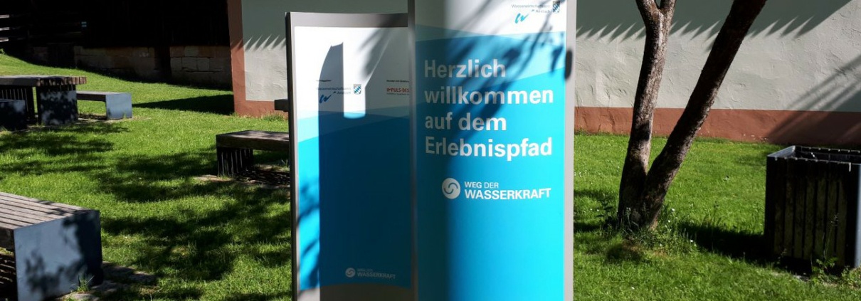 Weg der Wasserkraft am Großen Brombachsee