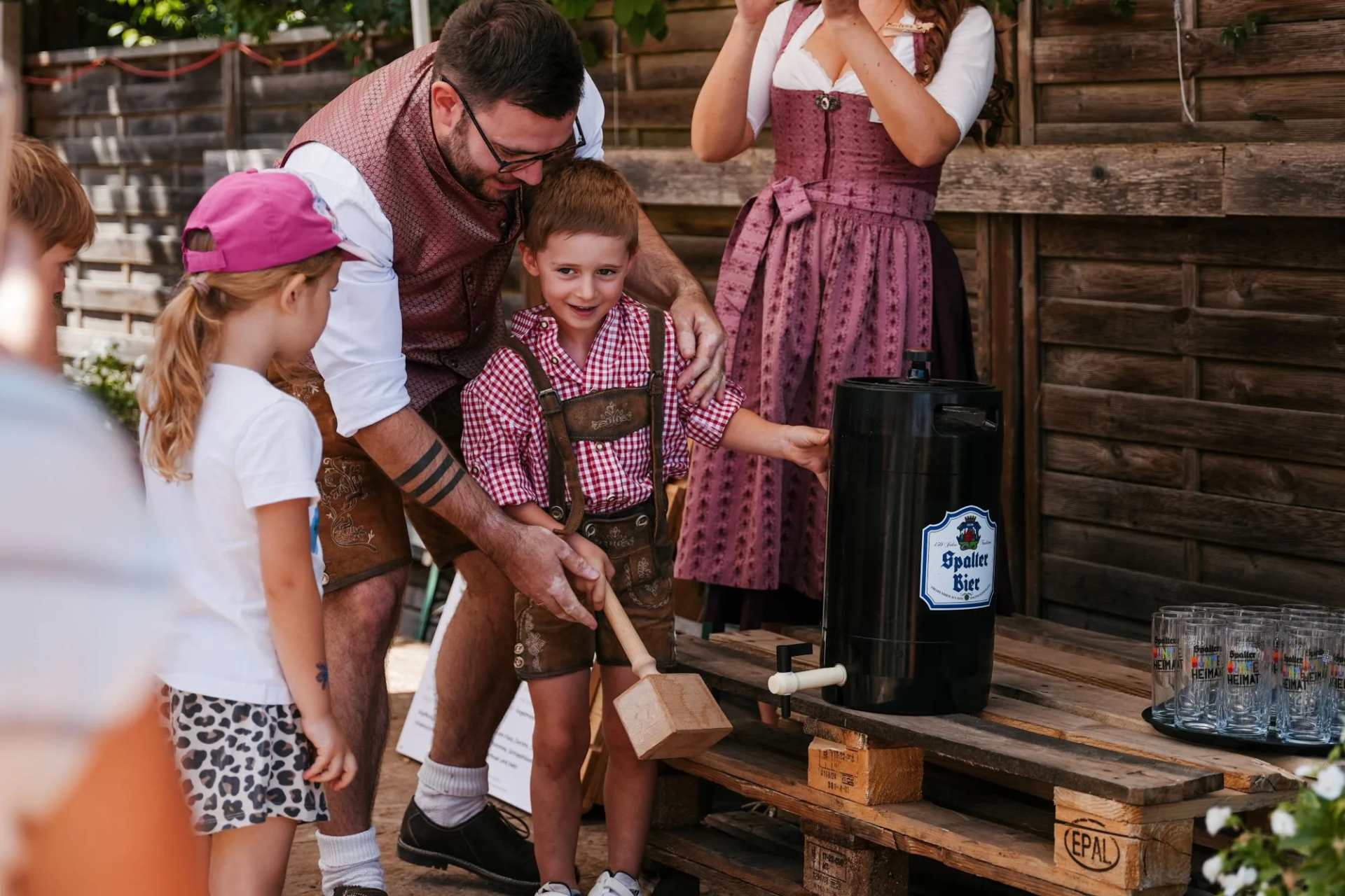 Limo Fassanstich für die Kinder