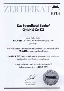 Zertifikat Hyla
